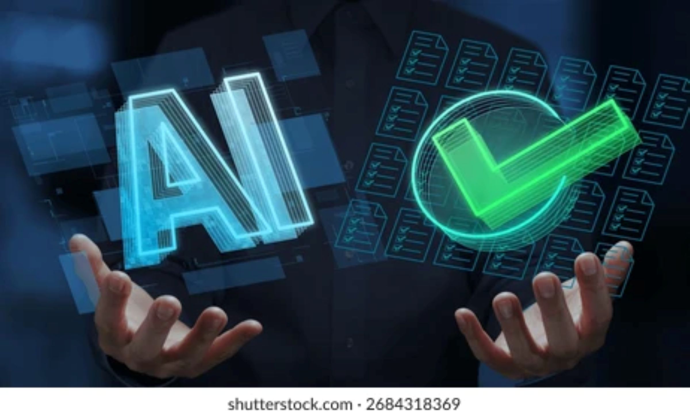 Risk and audit professionals reviewing AI governance dashboards and model inventories in a modern office